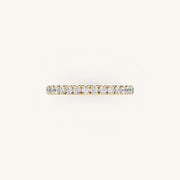 Elegant Diamond Half Eternity Band